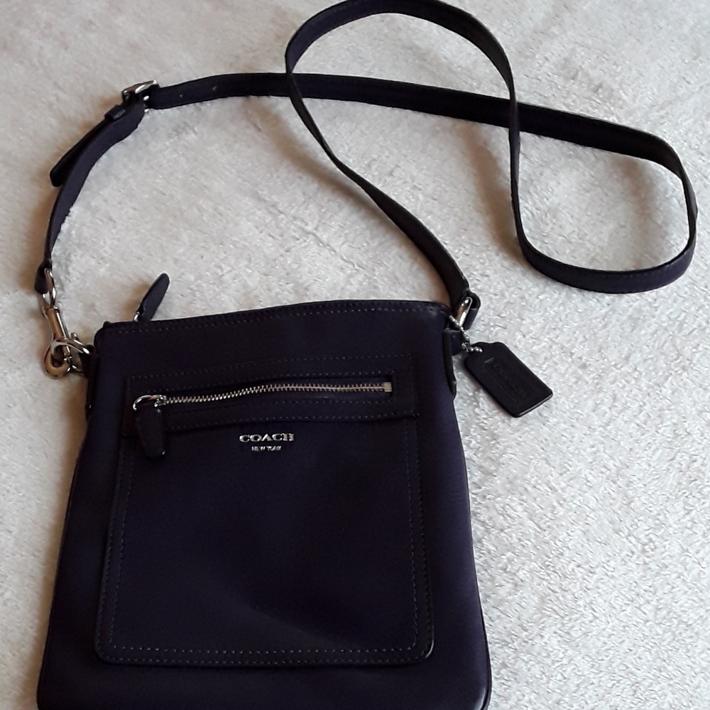 Coach Legacy Leather Swing-pack Purple